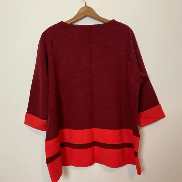 New Max Studio Color Block Sweater - Picture 2 of 7